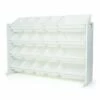 Coupon ✔️ Cambridge Extra Large Toy Storage Organizer with 20 Storage Bins White - Humble Crew ❤️ -Bookshelves And Bookcases store unnamed file 100