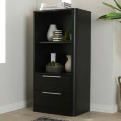 Top 10 ✔️ 15.47" 2 Drawer Carlingford Modern and Contemporary Espresso Finished Wood Bookshelf Brown - Baxton Studio 🌟 -Bookshelves And Bookcases store unnamed file 1047