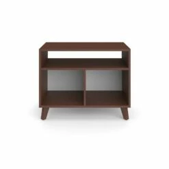 Discount 😀 24" Modern Cub Storage Credenza - HON BASYX Toasted Walnut 💯
