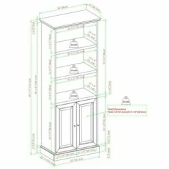 Buy 🥰 Alastair Transitional Classic Storage Hutch - Saracina Home Dark Walnut 🥰 -Bookshelves And Bookcases store unnamed file 1123