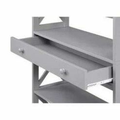 Cheap ⭐ 59.75" Oxford 5 Tier Bookcase with Drawer Gray - Breighton Home ⌛ -Bookshelves And Bookcases store unnamed file 1178