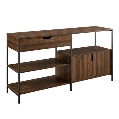 Cheapest ๐ 30" Covington Storage Blend Console - Saracina Home Rustic Oak ๐ 3 Cheapest ๐ 30" Covington Storage Blend Console - Saracina Home Rustic Oak ๐