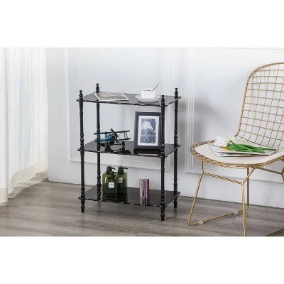 Deals ❤️ 3 Tier Shelves Espresso Brown - Ore International ✨ 6 Deals ❤️ 3 Tier Shelves Espresso Brown - Ore International ✨ - Image 4