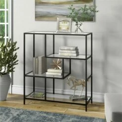 Wholesale 🧨 Henn& Hart Black Bronze Bookcase - Henn&Hart ⌛ -Bookshelves And Bookcases store unnamed file 1246