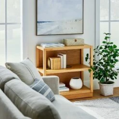 Coupon ❤️ Threshold Designed W/Studio McGee 30" Delle 3 Shelf Bookcase - Threshold™ designed with Studio McGee 🧨