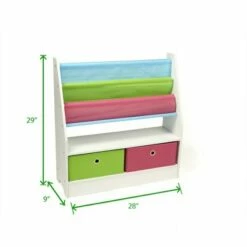 Discount ✔️ Mind Reader Kids Toy Storage Organizer with Folding Drawers 🔔 -Bookshelves And Bookcases store unnamed file 1274
