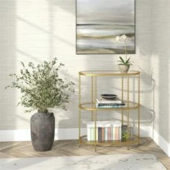 Promo 😀 Henn& Hart Brass Metal Bookcase - Henn&Hart 😀 -Bookshelves And Bookcases store unnamed file 1294
