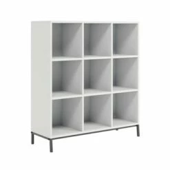 Best deal 🔥 38.22" 9 Cube North Avenue Bin Shelves Organizer - Sauder White ✨ -Bookshelves And Bookcases store unnamed file 130