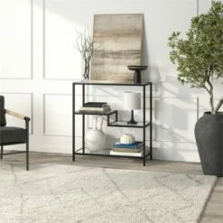 Best reviews of 🧨 Henn& Hart 36" Tall Black Bronze Bookcase - Henn&Hart ⌛ -Bookshelves And Bookcases store unnamed file 1305