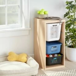 Deals ✨ Short Sliding Bin Cube - Brightroom™ Natural 👏