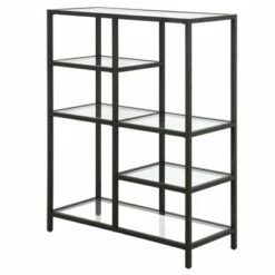 Budget ✨ Henn& Hart Black Bronze Bookcase - Henn&Hart 💯 -Bookshelves And Bookcases store unnamed file 1420