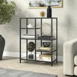 Budget ✨ Henn& Hart Black Bronze Bookcase - Henn&Hart 💯 -Bookshelves And Bookcases store unnamed file 1422