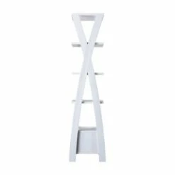 Flash Sale ๐ Stokes Wood 4-Shelf 71-Inch Standard Bookcase in White Oak - Furniture of America ๐