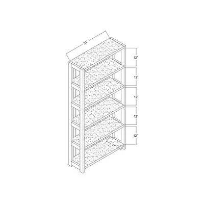 Budget 👏 Iman 5-Shelf Wood Bookcase in Dark Gray and Black - Furniture of America ✨ 5 Budget 👏 Iman 5-Shelf Wood Bookcase in Dark Gray and Black - Furniture of America ✨ - Image 3