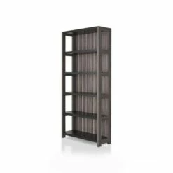 Budget 👏 Iman 5-Shelf Wood Bookcase in Dark Gray and Black - Furniture of America ✨ 12 Budget 👏 Iman 5-Shelf Wood Bookcase in Dark Gray and Black - Furniture of America ✨ -Bookshelves And Bookcases store unnamed file 1501