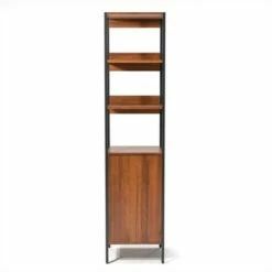 Flash Sale 💯 Armand Modern Wood Shelf with Storage in Natural - Furniture of America 🤩 -Bookshelves And Bookcases store unnamed file 1510