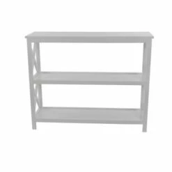 Best Pirce 👏 Contemporary 3 Tier Low Wooden Shelf - Olivia & May White 🛒 -Bookshelves And Bookcases store unnamed file 1556