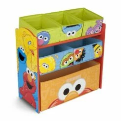 Discount 🥰 Disney Sesame Street Design and Store 6 Bin Toy Organizer - Delta Children 👍 -Bookshelves And Bookcases store unnamed file 158