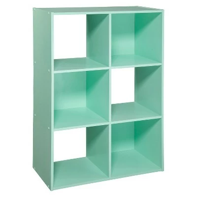 Best Sale ✔️ 11" 6 Cube Organizer Shelf - Room Essentials Turquoise 💯 20 Best Sale ✔️ 11" 6 Cube Organizer Shelf - Room Essentials Turquoise 💯 - Image 18