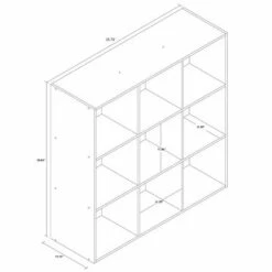 Deals 👏 11" 9 Cube Organizer Shelf - Room Essentials™ Espresso 👏 -Bookshelves And Bookcases store unnamed file 1615