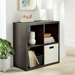 Best Pirce ⌛ 4 Cube Organizer - Brightroom™ Black Oak 🌟