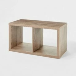 Discount ✨ 2 Cube Organizer - Brightroom™ Black Oak ✨ -Bookshelves And Bookcases store unnamed file 1632