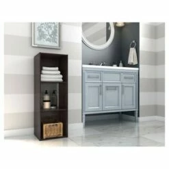 Promo 😍 11" 3-Cube Organizer Shelf - Room Essentials™ Espresso 🎁