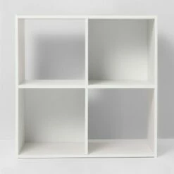 Outlet ⭐ 4 Cube Decorative Bookshelf - Room Essentials™ White ⌛ 15 Outlet ⭐ 4 Cube Decorative Bookshelf - Room Essentials™ White ⌛ -Bookshelves And Bookcases store unnamed file 1659