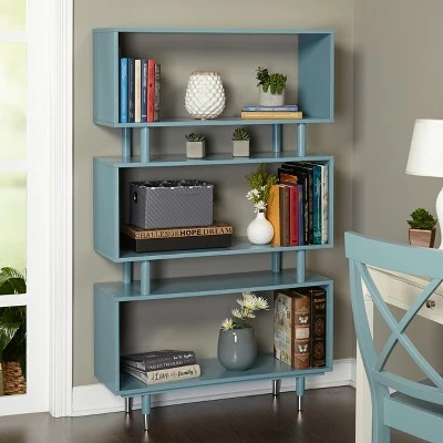 Outlet π 59.5" Margo Bookshelf - Buylateral Gray β€οΈ 3 Outlet π 59.5" Margo Bookshelf - Buylateral Gray β€οΈ