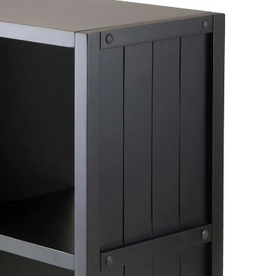 Best Sale β€οΈ 40" Timothy Shelf 3X3 Slots Black - Winsome π 4 Best Sale β€οΈ 40" Timothy Shelf 3X3 Slots Black - Winsome π - Image 2