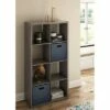 New 😍 ClosetMaid 458500 Heavy Duty Decorative Bookcase Open Back 8-Cube Storage Organizer in Graphite Gray for Home, Closet, Office, or Toys 😉 -Bookshelves And Bookcases store unnamed file 1741