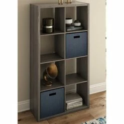 New 😍 ClosetMaid 458500 Heavy Duty Decorative Bookcase Open Back 8-Cube Storage Organizer in Graphite Gray for Home, Closet, Office, or Toys 😉 -Bookshelves And Bookcases store unnamed file 1743