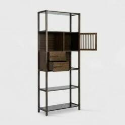 Top 10 🎁 Selma Bamboo Bookcase Right Facing Spindle Cabinet - Boraam Natural 👏 -Bookshelves And Bookcases store unnamed file 1748