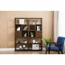 Top 10 🎁 Selma Bamboo Bookcase Right Facing Spindle Cabinet - Boraam Natural 👏 -Bookshelves And Bookcases store unnamed file 1752