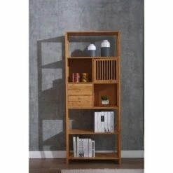 Top 10 🎁 Selma Bamboo Bookcase Right Facing Spindle Cabinet - Boraam Natural 👏 -Bookshelves And Bookcases store unnamed file 1754