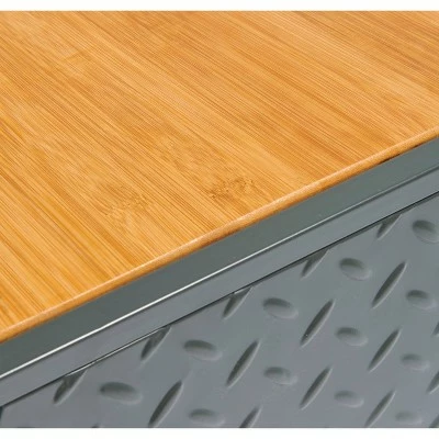 Buy π Badger Basket Metal and Bamboo MultiBin Storage Cubby Charcoal/Natural 𧨠7 Buy π Badger Basket Metal and Bamboo MultiBin Storage Cubby Charcoal/Natural 𧨠- Image 5