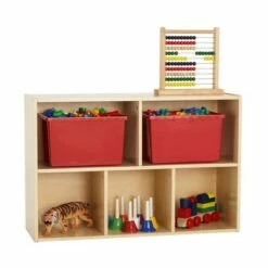 Cheapest 👍 ECR4Kids Birch Streamline 5-Compartment Storage Cabinet, Wood Toy Storage Shelves for Kids 🥰 -Bookshelves And Bookcases store unnamed file 1846