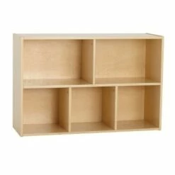 Cheapest 👍 ECR4Kids Birch Streamline 5-Compartment Storage Cabinet, Wood Toy Storage Shelves for Kids 🥰 -Bookshelves And Bookcases store unnamed file 1847