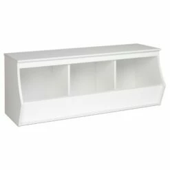 Promo 🤩 Fremont Entryway Storage Cubbie 3 Bin White - Prepac 🤩
