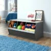 Coupon 🎉 Badger Basket 3 Bin Stackable Storage Cubby Charcoal/Gray Woodgrain 🔥 -Bookshelves And Bookcases store unnamed file 1867