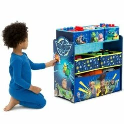Best deal 🎁 Disney Pixar Toy Story 4 Design and Store 6 Bin Toy Organizer - Delta Children 🤩 -Bookshelves And Bookcases store unnamed file 187