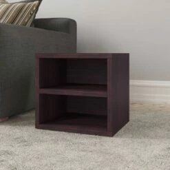 New 😀 Way Basics Eco Stackable Connect Cube with Shelf Modular Cubby Organizer Storage System Espresso Wood Grain 👍 -Bookshelves And Bookcases store unnamed file 1875