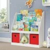 Flash Sale 👏 Kids' Bookrack with 3 Cubbies - RiverRidge Home ⭐ -Bookshelves And Bookcases store unnamed file 19