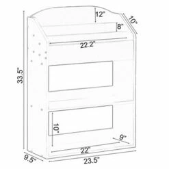 Top 10 🛒 Basicwise Modern Wooden Storage Bookcase with Shelf, Playroom Bedroom Living and Office 🤩 -Bookshelves And Bookcases store unnamed file 2051