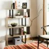 Best Sale 🔔 Louise Wood Etagere Oak - Safavieh 🥰 -Bookshelves And Bookcases store unnamed file 2065