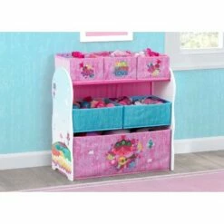 Coupon 🎉 Disney Trolls World Tour Design and Store 6 Bin Toy Organizer - Delta Children 🧨