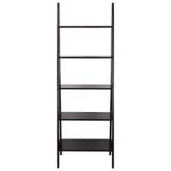 Outlet π 5 Shelf Ladder Bookcase - Flora Home Espresso π