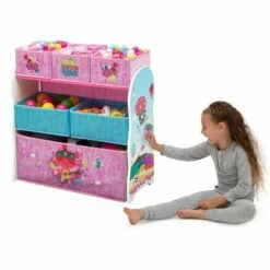 Coupon 🎉 Disney Trolls World Tour Design and Store 6 Bin Toy Organizer - Delta Children 🧨 -Bookshelves And Bookcases store unnamed file 209