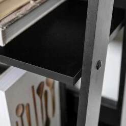 Best deal 👍 Thatcher Transitional Wood 4 Shelf Ladder Bookshelf - Saracina Home Gray 🛒 -Bookshelves And Bookcases store unnamed file 2090