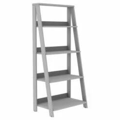 Best deal 👍 Thatcher Transitional Wood 4 Shelf Ladder Bookshelf - Saracina Home Gray 🛒 -Bookshelves And Bookcases store unnamed file 2097